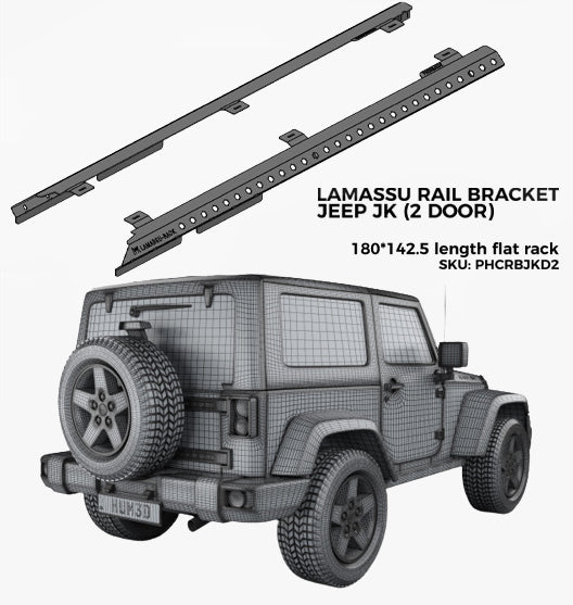 Jeep jk discount 2dr roof rack