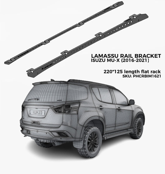 Flat roof rack 2025 for isuzu mux