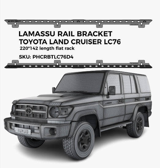 Lc 76 Base Rack Buy Lc76 Toyota Land Cruiser Roof Rack (4Door) Online | LAMASSU RACK ...